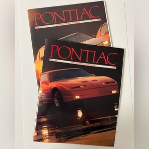 1989 Pontiac Trans Am Grand Prix Lemans Dealer Brochure Fold Out Book 8.5" x 11"